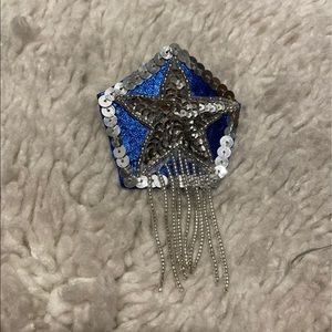 Sequin Star Hair Clip Accessory